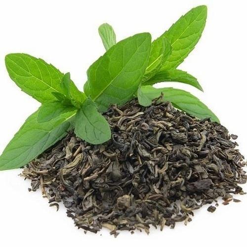 Natural Green Tea Leaves