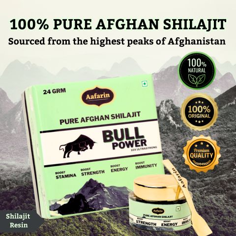 SHILAJIT RESIN FOR ENERGY, FOCUS AND VITALITY – PURE QUALITY AFGHAN SHILAJIT | STRENGTH | STAMINA | POWER | 100% PURE AND NATURAL