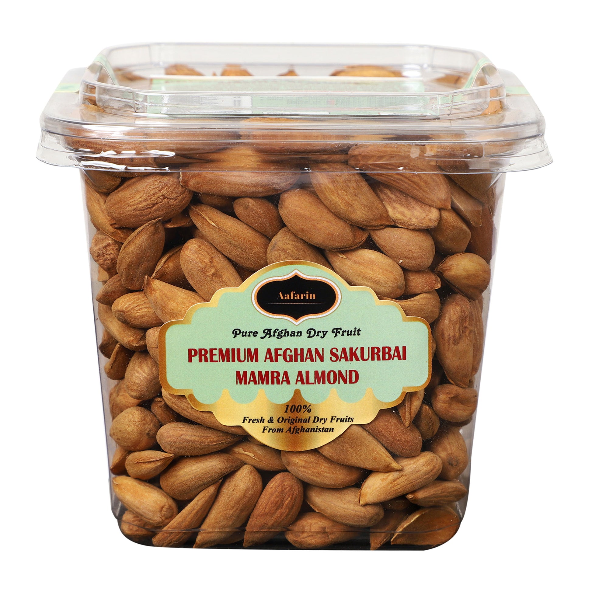 AAFARIN PREMIUM AFGHAN SAKURBAI MAMRA ALMOND (MAMRA GIRI BADAM).