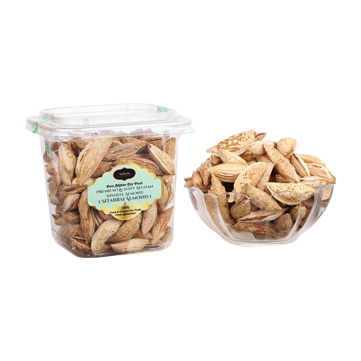 AAFARIN PREMIUM QUALITY AFGHAN INSHELL ALMOND( SITARBAI ALMOND / KAGZI BADAM.
