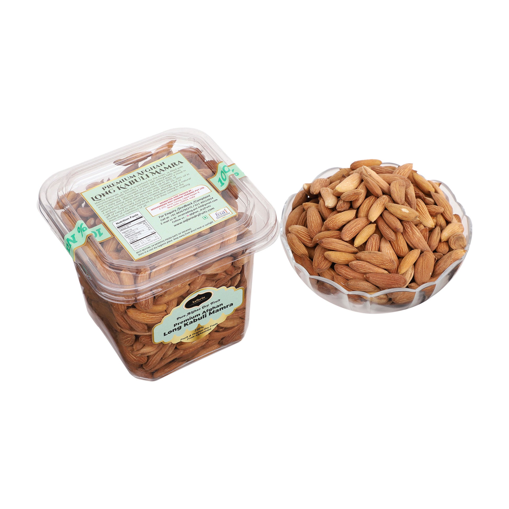 AAFARIN PREMIUM AFGHAN KABULI MAMRA ( MAMRA GIRI BADAM ).