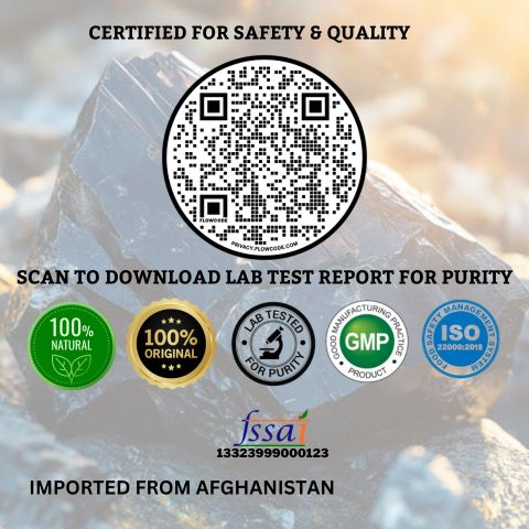 SHILAJIT RESIN FOR ENERGY, FOCUS AND VITALITY – PURE QUALITY AFGHAN SHILAJIT | STRENGTH | STAMINA | POWER | 100% PURE AND NATURAL