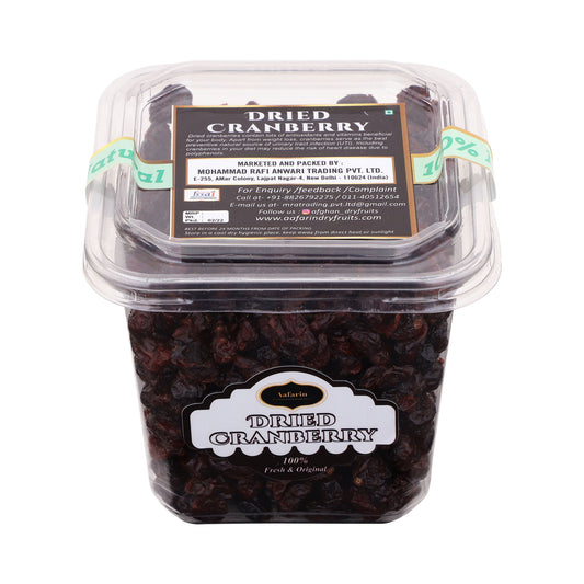 AAFARIN PREMIUM IMPORTED WHOLE DRIED CRANBERRIES.