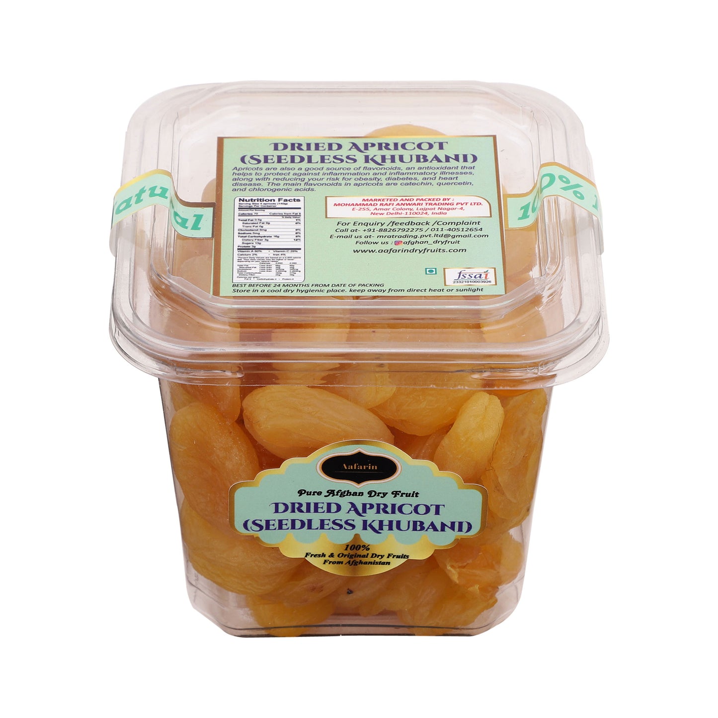 AAFARIN AFGHAN GOLD APRICOTS .