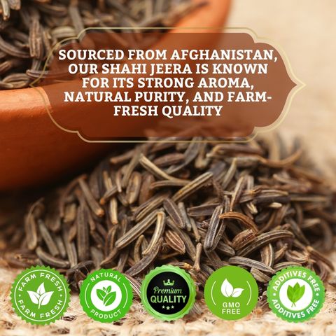 AFGHAN SHAHI ZEERA | PREMIUM CARAWAY SEEDS | 100% PURE & NATURAL