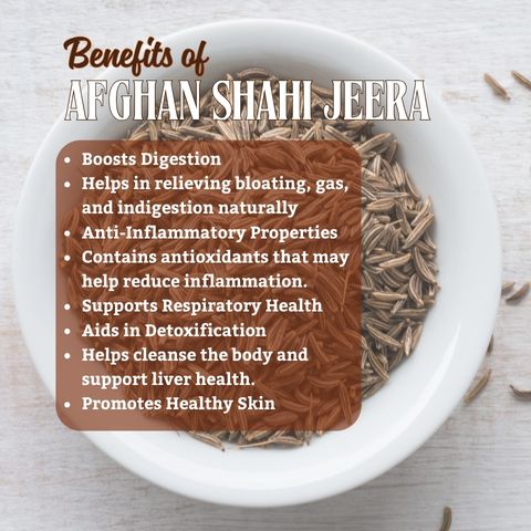 AFGHAN SHAHI ZEERA | PREMIUM CARAWAY SEEDS | 100% PURE & NATURAL