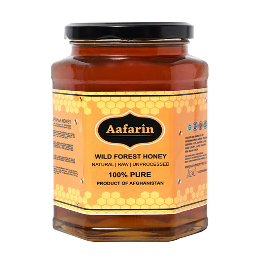 AAFARIN PURE AFGHAN RAW FOREST HONEY.