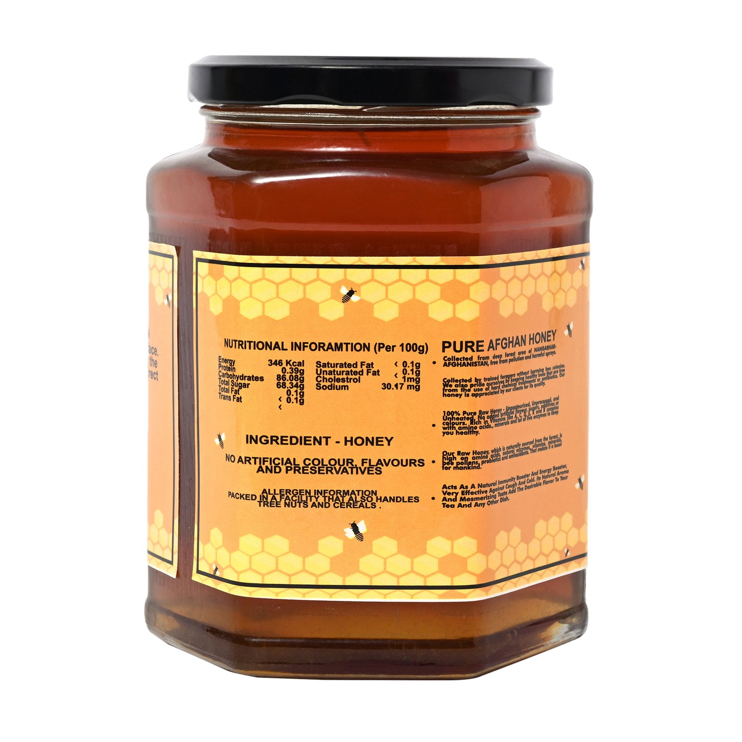 AAFARIN PURE AFGHAN RAW FOREST HONEY.