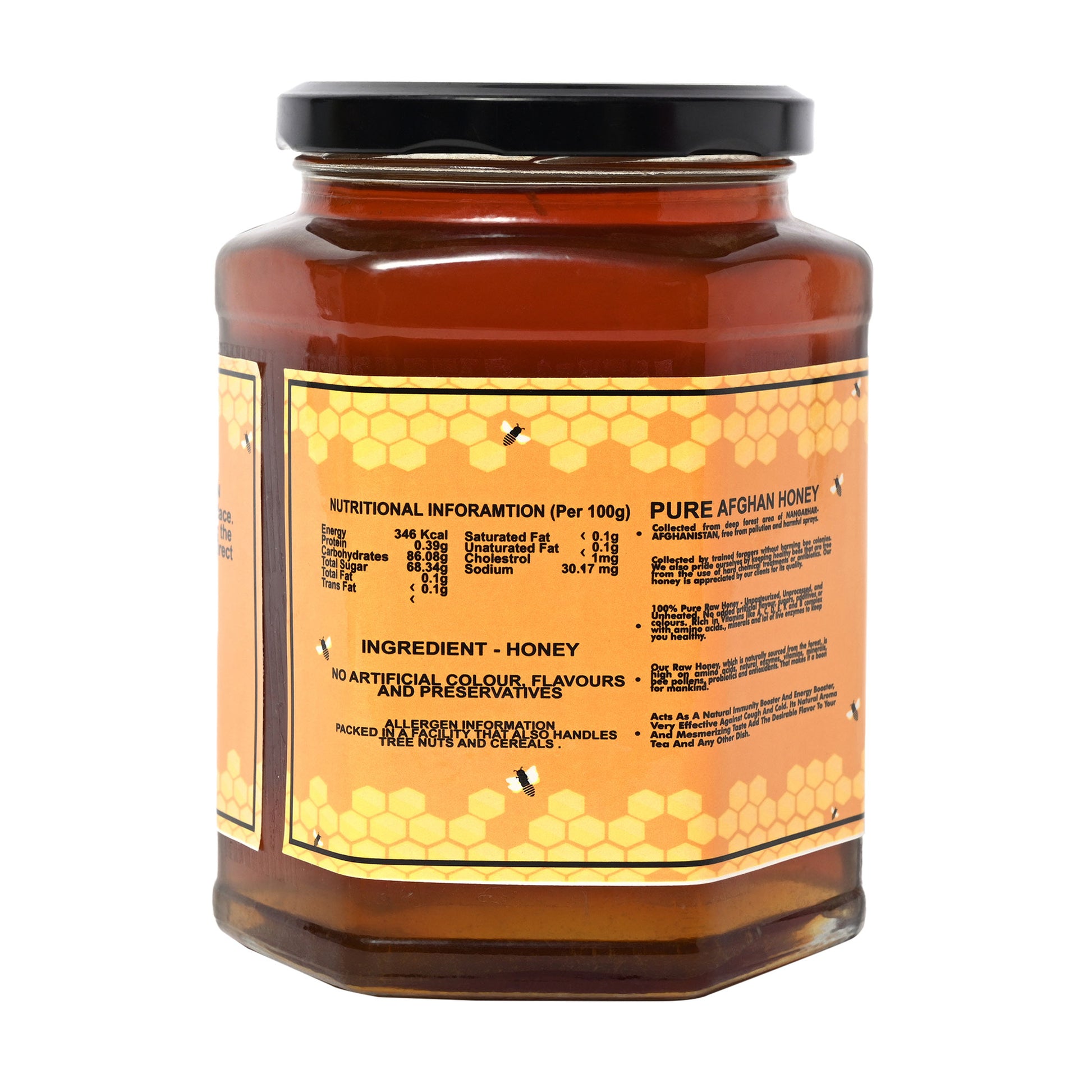 AAFARIN PURE AFGHAN RAW FOREST HONEY.