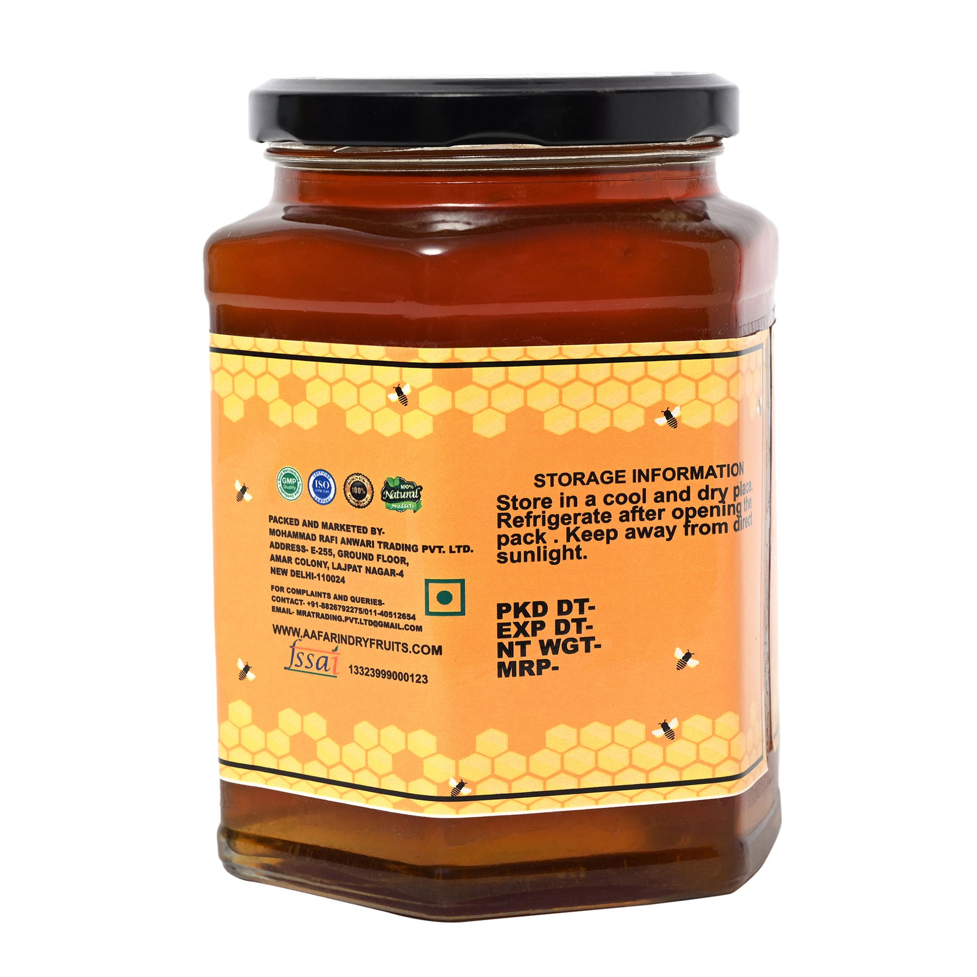 AAFARIN PURE AFGHAN RAW FOREST HONEY.