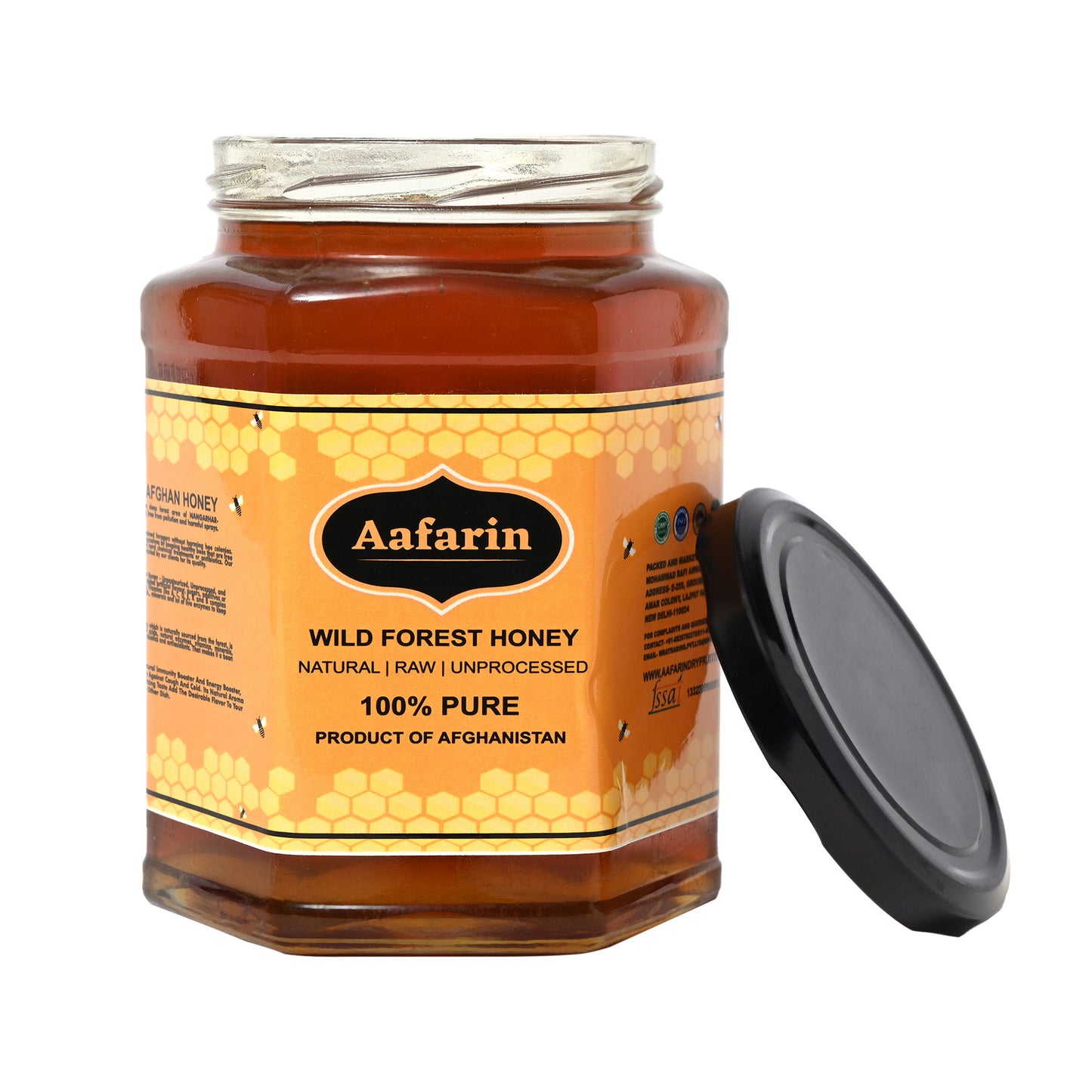 AAFARIN PURE AFGHAN RAW FOREST HONEY.