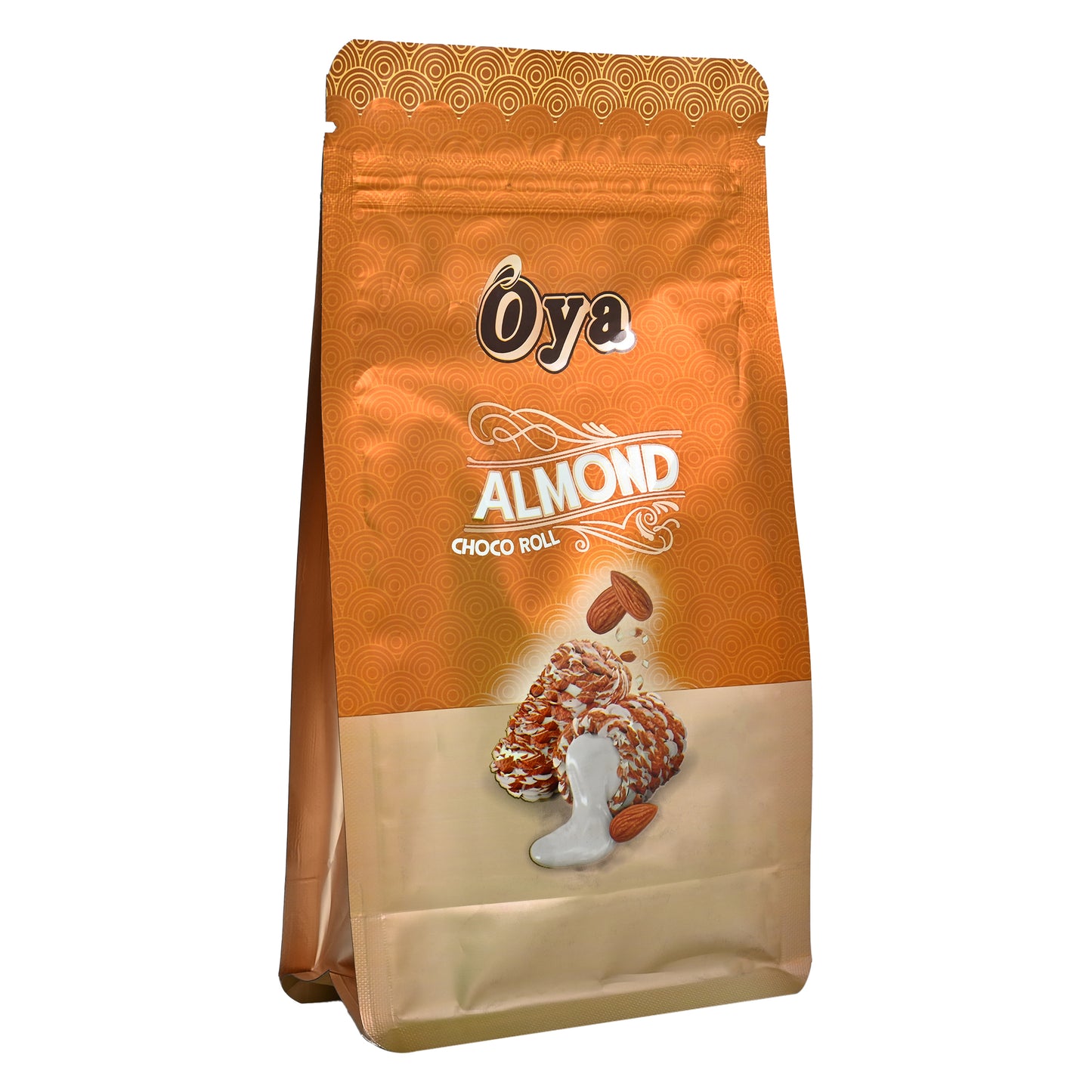 Oya Almond Choco Roll 200 Gram with Yummy Cream|Classic Delicious Choco Roll with Almond Dry fruits and Cocoa Cream