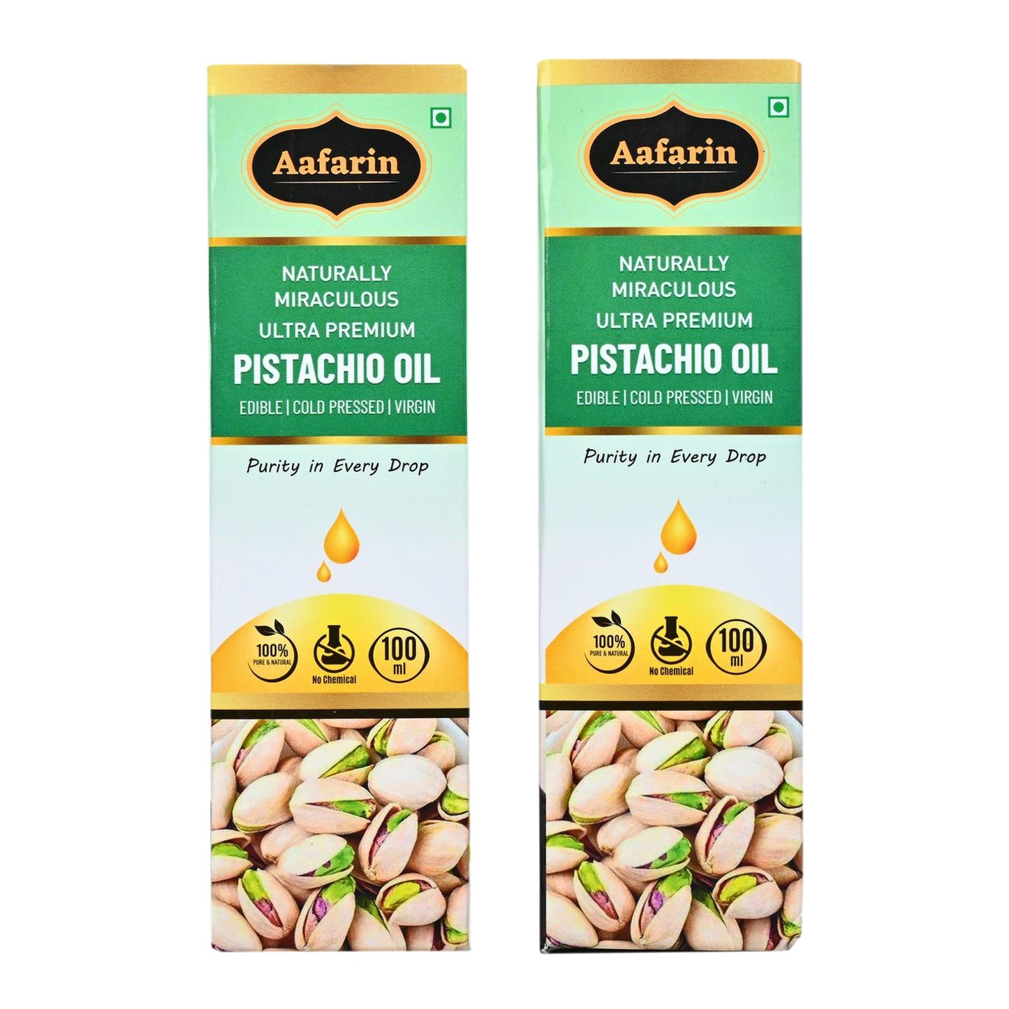 Aafarin PREMIUM PISHTACHIO OIL- COLDPRESSED & NATURAL.