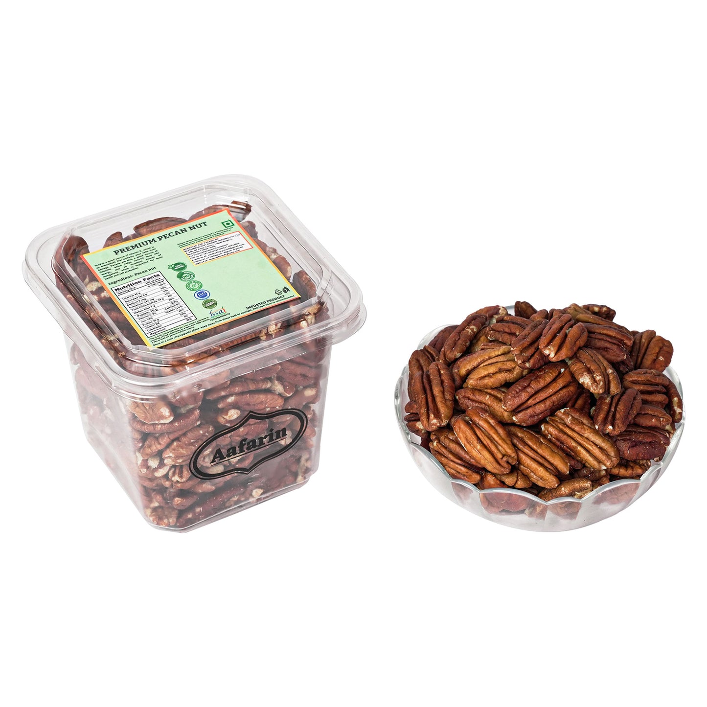 AAFARIN PREMIUM IMPORTED PECAN NUTS.