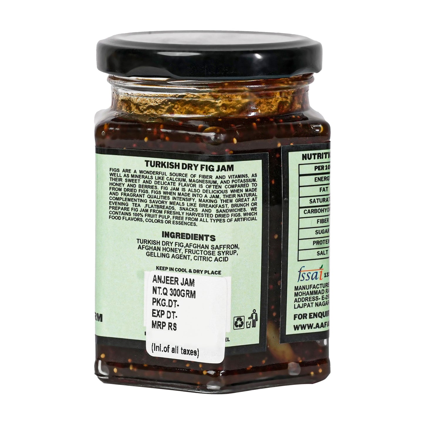 PREMIUM TURKISH DRY FIG JAM(ANJEER JAM)