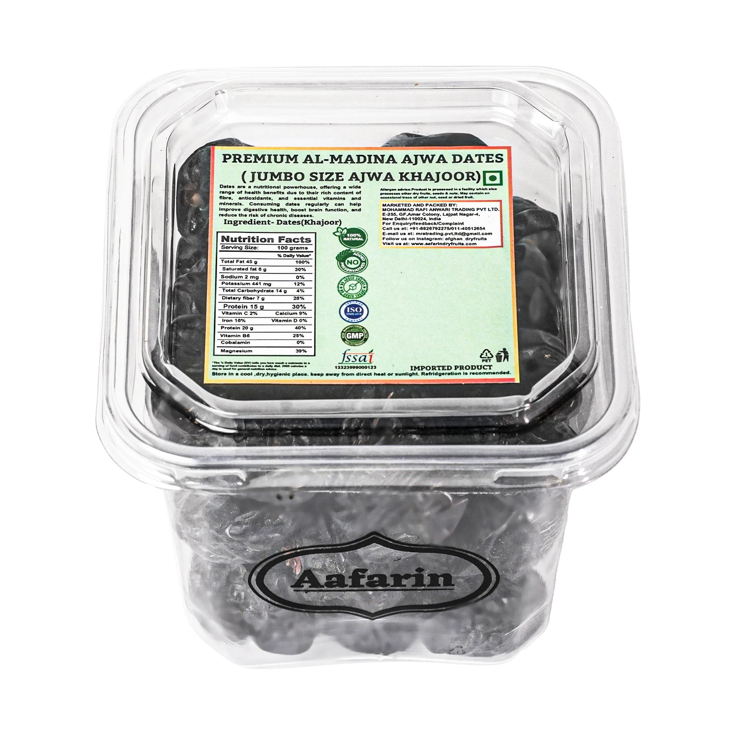 PREMIUM JUMBO AJWA DATES( ORIGIN- SAUDI ARABIA)