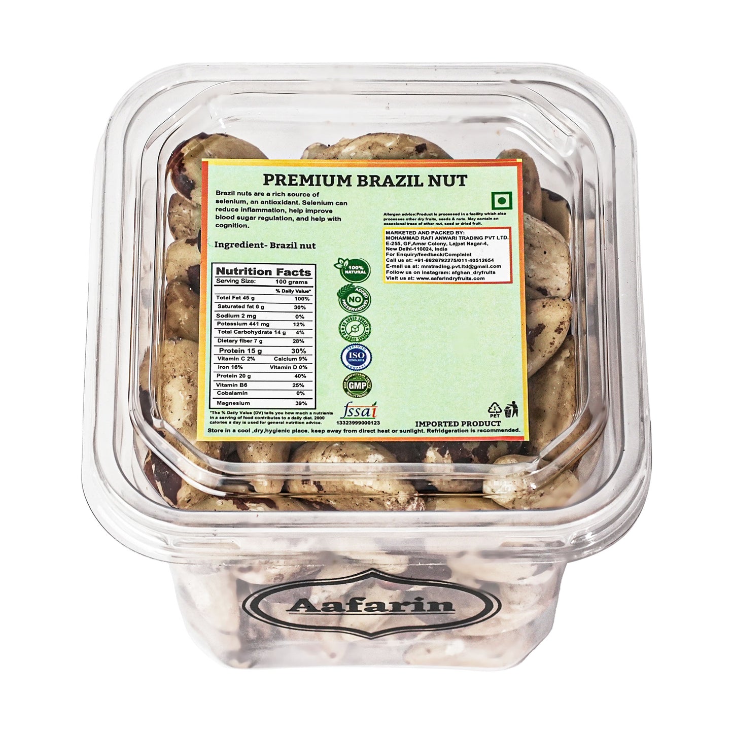 AAFARIN PREMIUM IMPORTED BRAZIL NUTS.