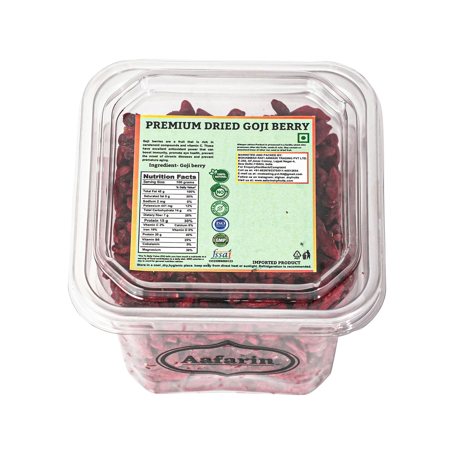 AAFARIN PREMIUM IMPORTED GOJI BERRY.