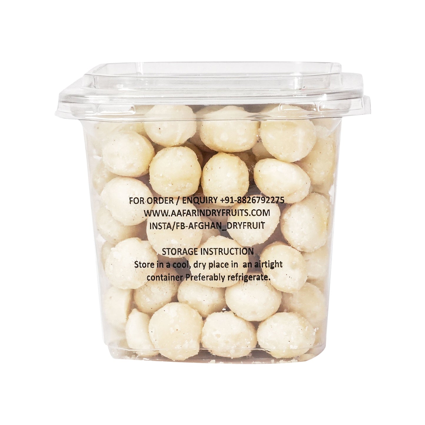 AAFARIN PREMIUM IMPORTED MACADAMIA NUTS WITHOUT SHELL.