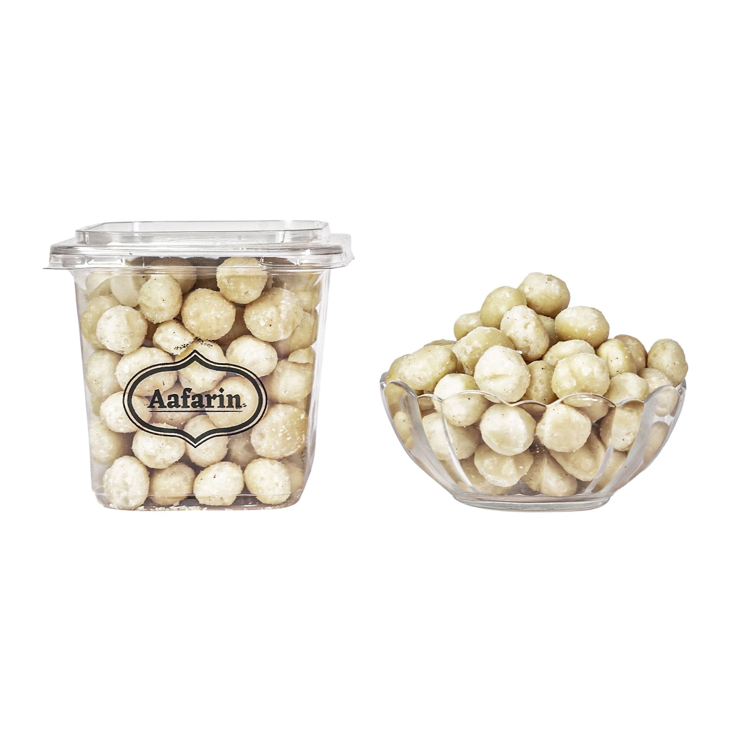 AAFARIN PREMIUM IMPORTED MACADAMIA NUTS WITHOUT SHELL.