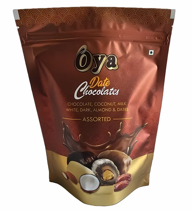 OYA PREMIUM CHOCOLATE DATES| CHOCO ALMONDS|FRESH STUFFED DATES (250 GRAMS)