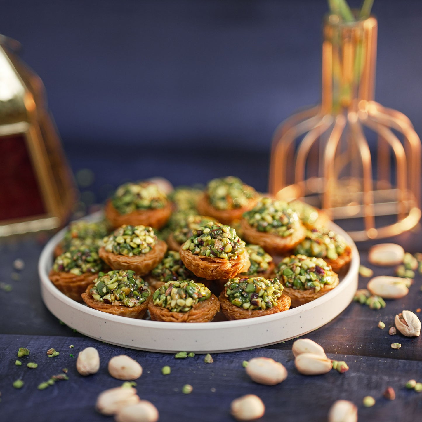 AAFARIN PISHTACHIO TART TURKISH BAKLAVA.