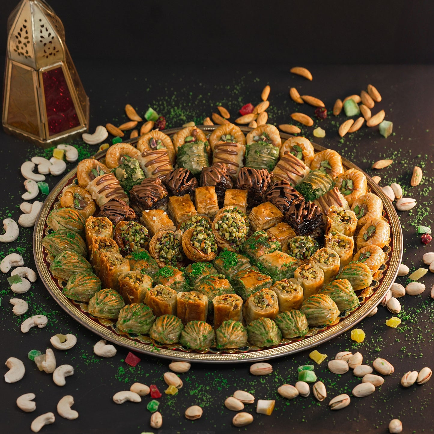 AAFARIN ASSORTED TURKISH DRYFRUIT BAKLAVA.