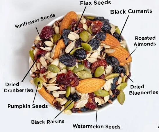 AAFARIN MIXED BERRIES, NUTS AND SEEDS – SUPER TRAIL MIX.