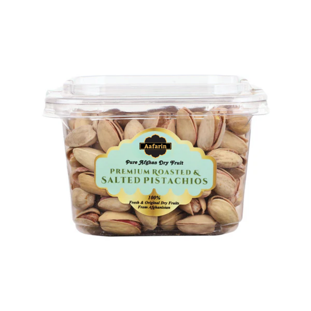 PREMIUM ROASTED AND SALTED PISTACHIOS