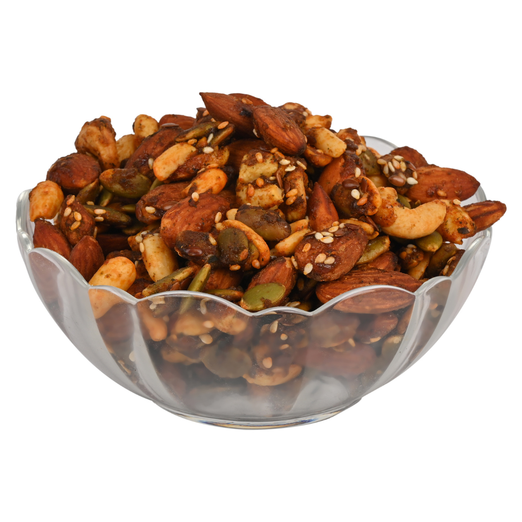 Dates And Curry Leave Nut Mixture