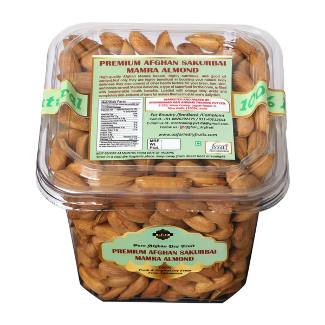 PREMIUM AFGHAN SAKURBAI MAMRA ALMOND (MAMRA GIRI BADAM)