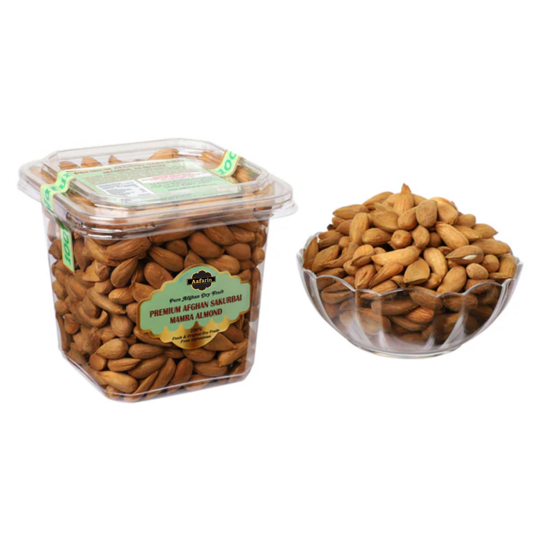 PREMIUM AFGHAN SAKURBAI MAMRA ALMOND (MAMRA GIRI BADAM)