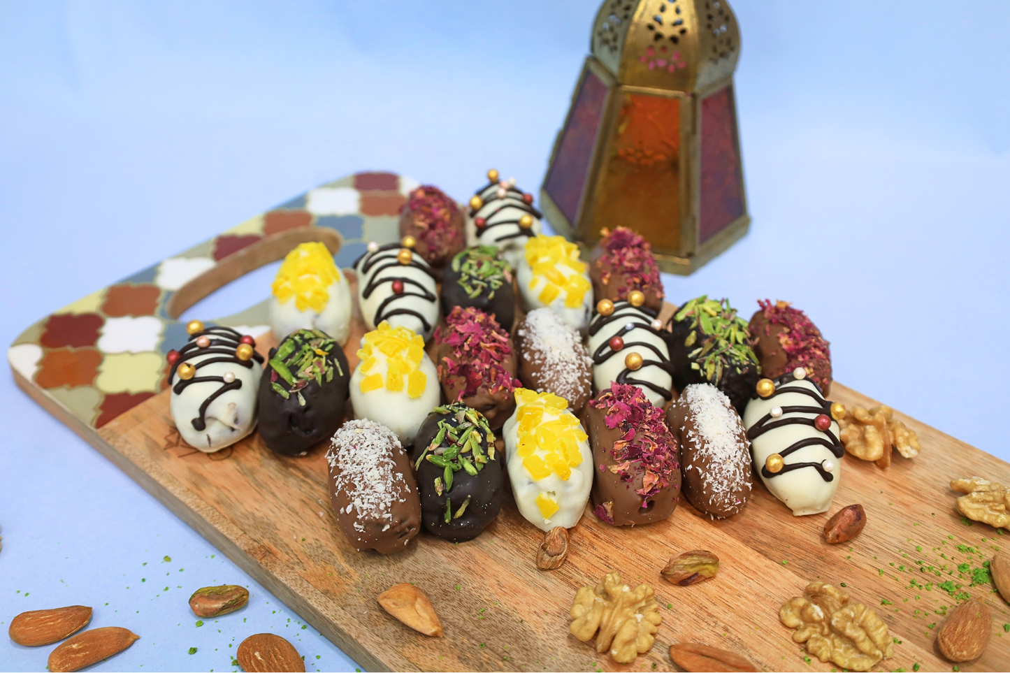 Premium Imported Chocolate coated stuffed dates