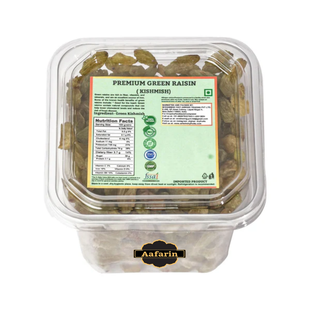 AFGHAN GREEN RAISIN