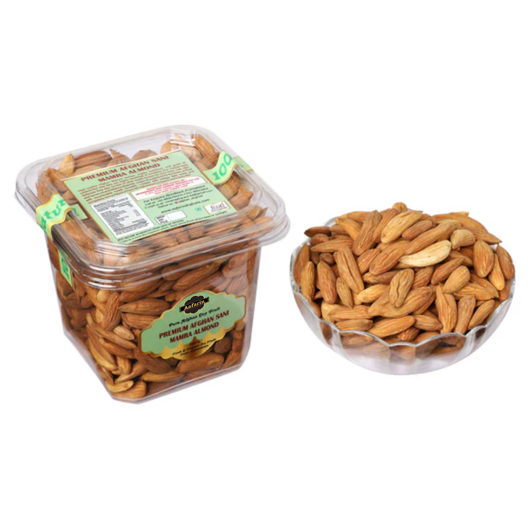 PREMIUM AFGHAN KHAIRUDDINI MAMRA ALMOND ( MAMRA GIRI BADAM )