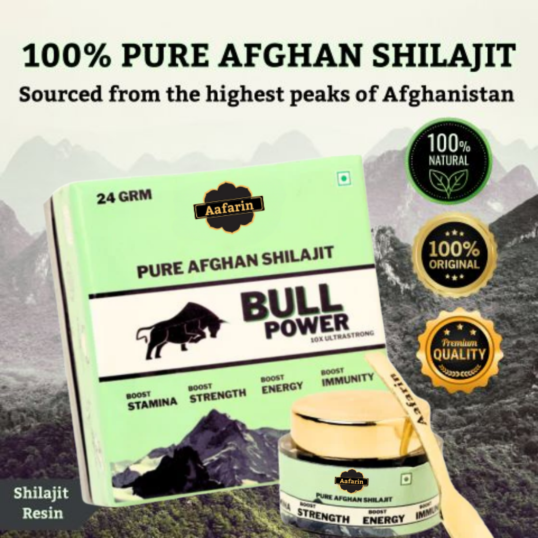 SHILAJIT RESIN FOR ENERGY, FOCUS AND VITALITY – PURE QUALITY AFGHAN SHILAJIT | STRENGTH | STAMINA | POWER | 100% PURE AND NATURAL
