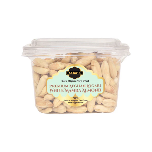 PREMIUM AFGHAN LOGARI MAMRA ALMOND ( WHITE SHAHI MAMRA BADAM )