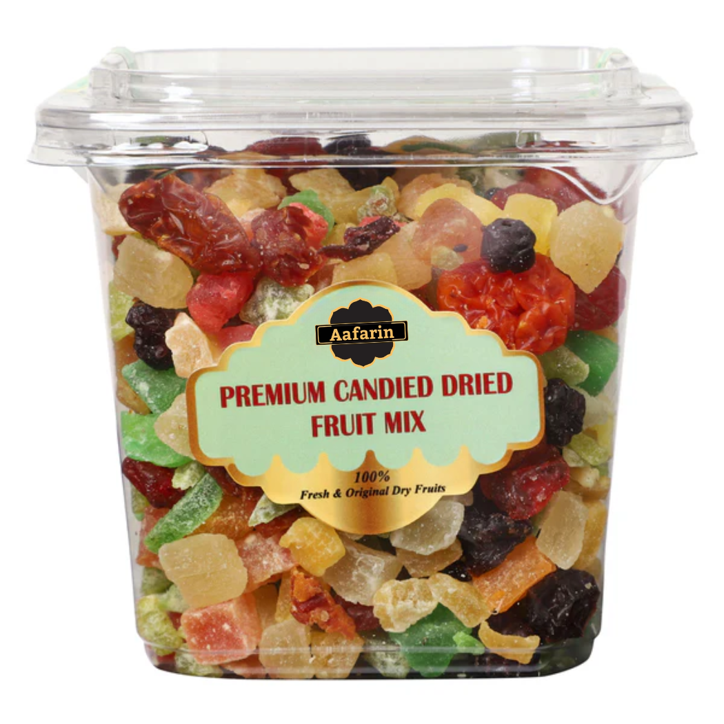 PREMIUM CANDIED DRIED FRUIT MIX | DRIED TROPICAL FRUIT MEDLEY | SUN DRIED FRUITS – KIWI, MANGO, PINEAPPLE, STRAWBERRY, PAPAYA, CHERRY, CRANBERRY