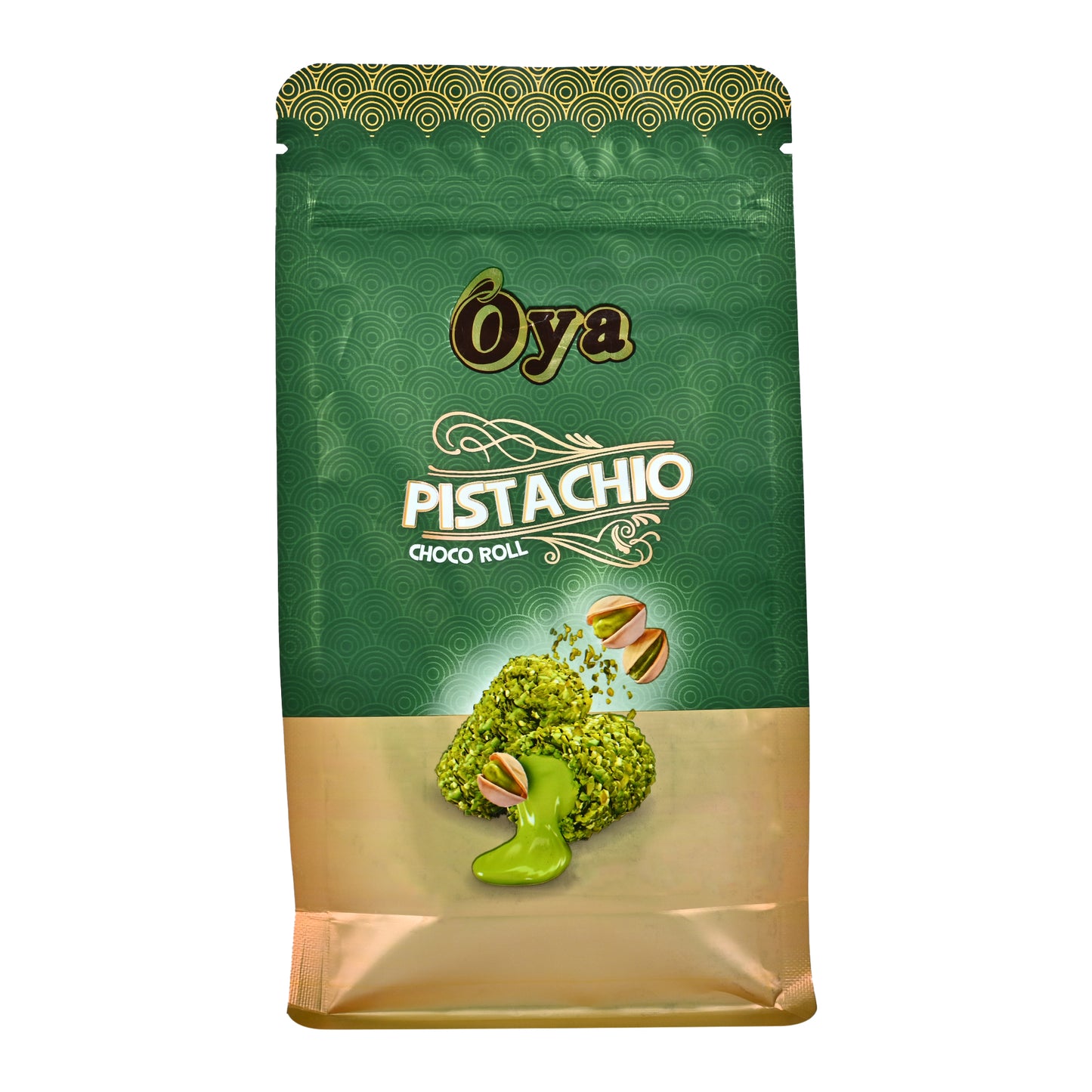 Oya Pistachio Choco Roll 200 Gram | Classic Delicious Wafer Roll Sticks Bites  (200 g)