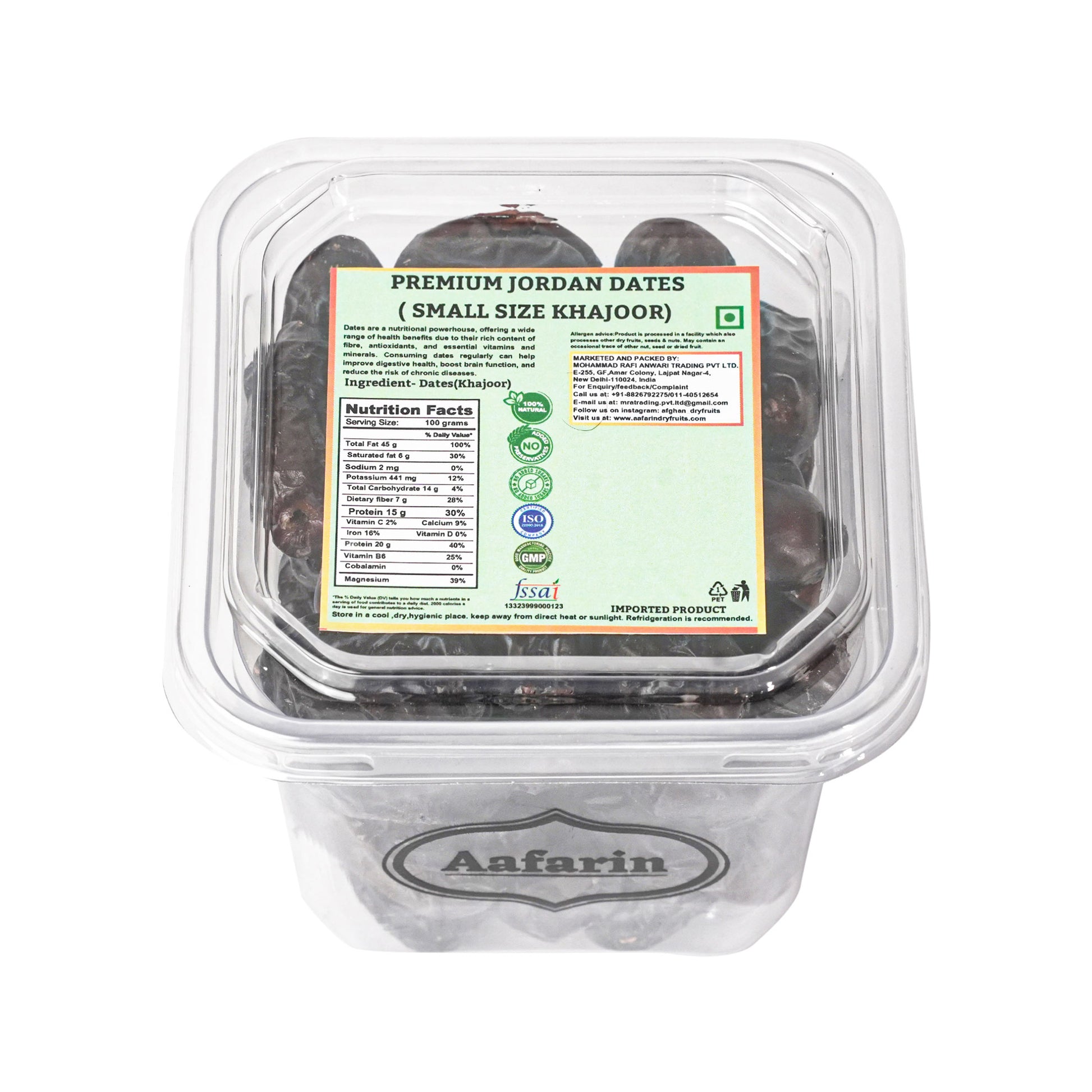 AAFARIN PREMIUM JORDON DATES(SMALL SIZE)(ORIGIN-DUBAI,UAE)