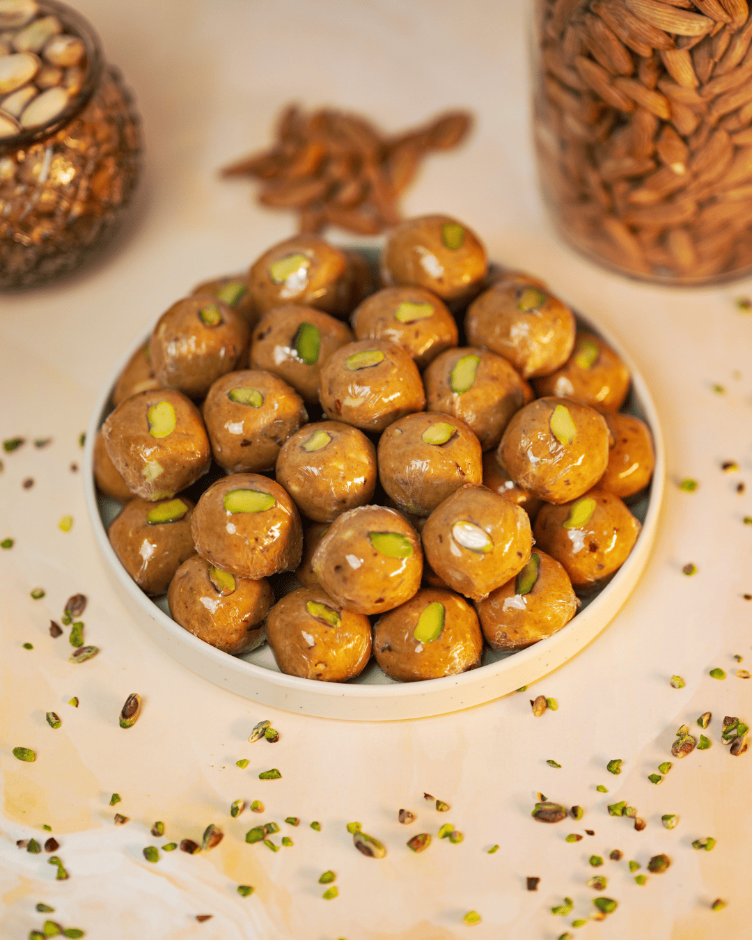 AAFARIN  CHANA & DRY FRUIT LADOO.